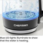 Chefman 1.8L Electric Kettle with Auto Shut-Off