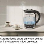Chefman 1.8L Electric Kettle with Auto Shut-Off