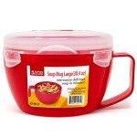 Microwaveable Soup Mug for Quick Meals