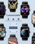 Alexa Fitness Smart Watch with Heart Rate Monitor