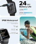 Alexa Fitness Smart Watch with Heart Rate Monitor