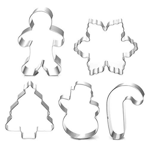 5-Piece Christmas Cookie Cutter Set