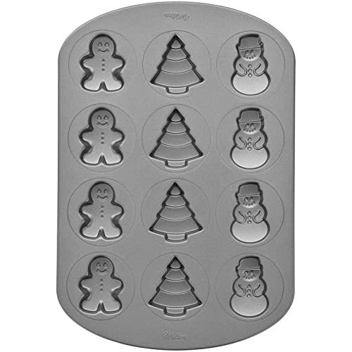Wilton Non-Stick Christmas Cookie Pan, 12 Shapes