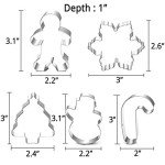 5-Piece Christmas Cookie Cutter Set