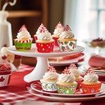 Funny Cartoon Christmas Cupcake Liners - 600 Pack
