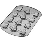 Wilton Non-Stick Christmas Cookie Pan, 12 Shapes
