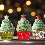 Funny Cartoon Christmas Cupcake Liners - 600 Pack