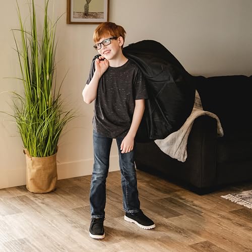 Big Joe Classic Black Bean Bag Chair, 2ft