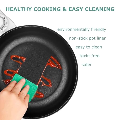Upgraded Electric Hot Pot for College Cooking