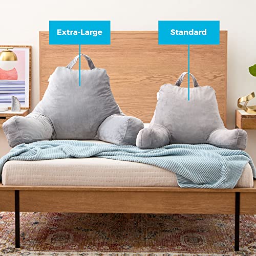 LINENSPA Reading Pillow with Shredded Memory Foam