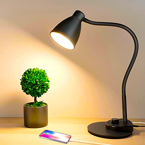 Flexible LED Desk Lamp with USB Charging Port