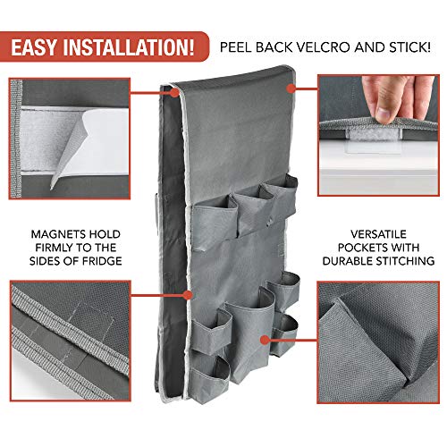 Classic Double Over the Fridge Organizer – 11 Pockets