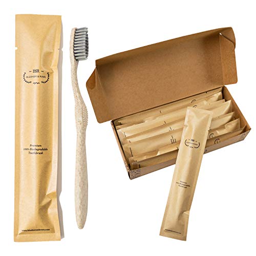 Biodegradable Eco-Friendly Toothbrushes - Pack of 100