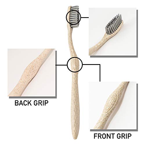 Biodegradable Eco-Friendly Toothbrushes - Pack of 100