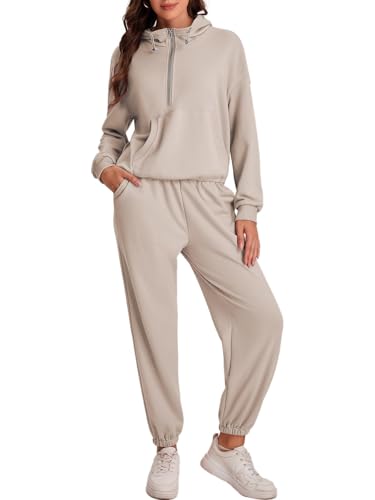 Bloggerlove Women's 2-Piece Jogger Set for College