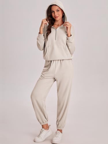 Bloggerlove Women's 2-Piece Jogger Set for College