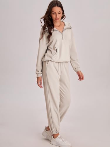 Bloggerlove Women's 2-Piece Jogger Set for College