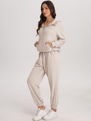 Bloggerlove Women's 2-Piece Jogger Set for College