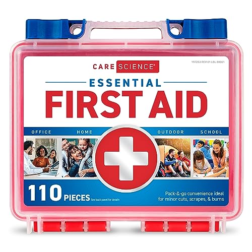 Comprehensive 110-Piece First Aid Kit for All Needs