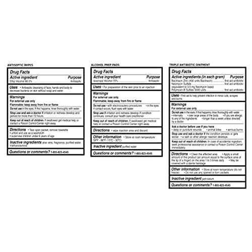 Comprehensive 110-Piece First Aid Kit for All Needs