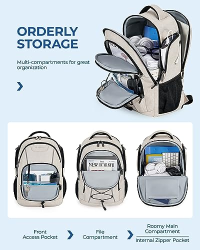 BAGSMART 15.6" Water-Resistant Anti-Theft Backpack