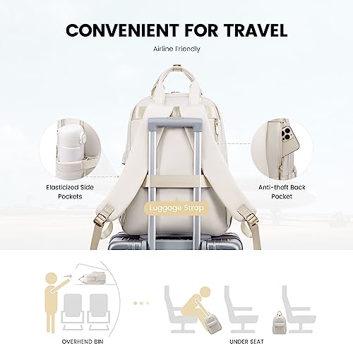 Stylish Laptop Backpack with USB Port for Women