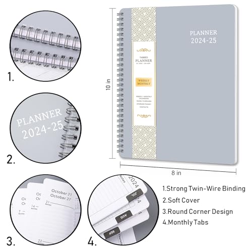 2024-2025 College Planner: Weekly & Monthly Layout