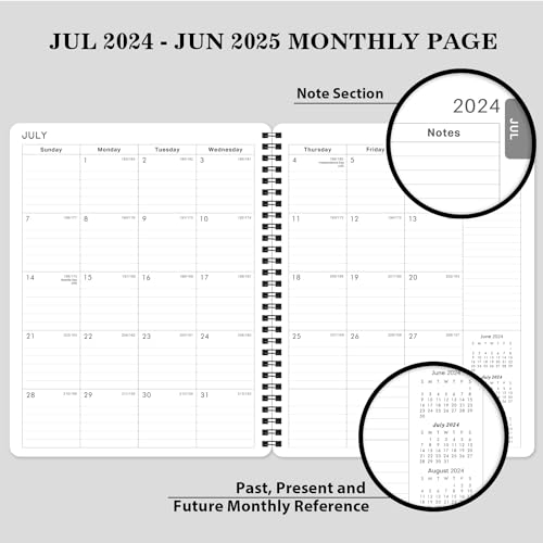 2024-2025 College Planner: Weekly & Monthly Layout