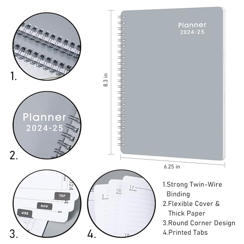 2024-2025 College Planner with Weekly & Monthly Layouts