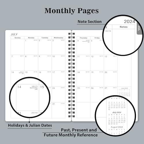 2024-2025 College Planner with Weekly & Monthly Layouts