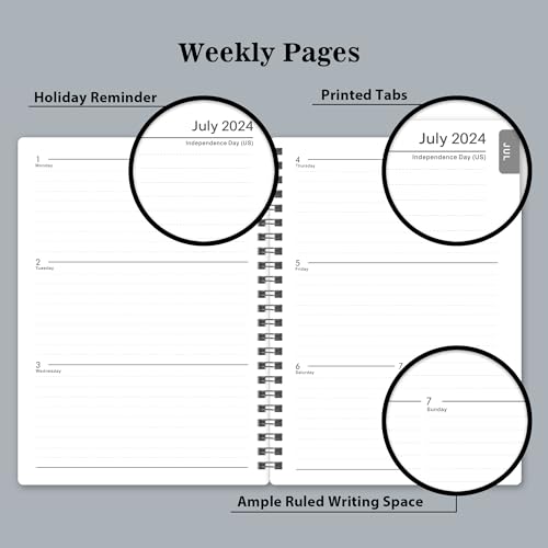 2024-2025 College Planner with Weekly & Monthly Layouts
