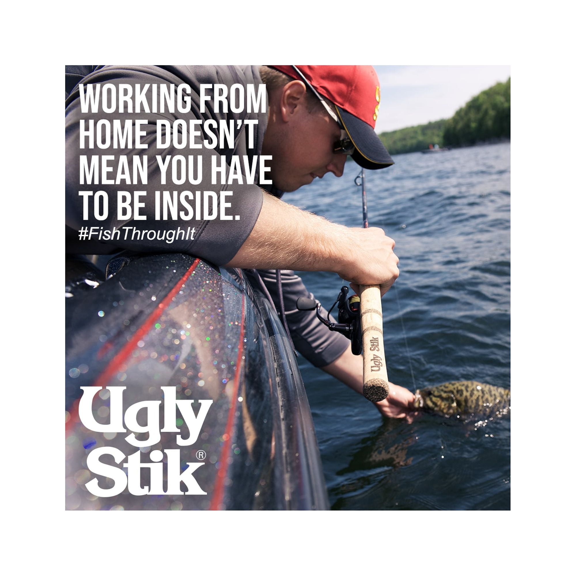 Ugly Stik 6'6" Spinning Rod, One Piece