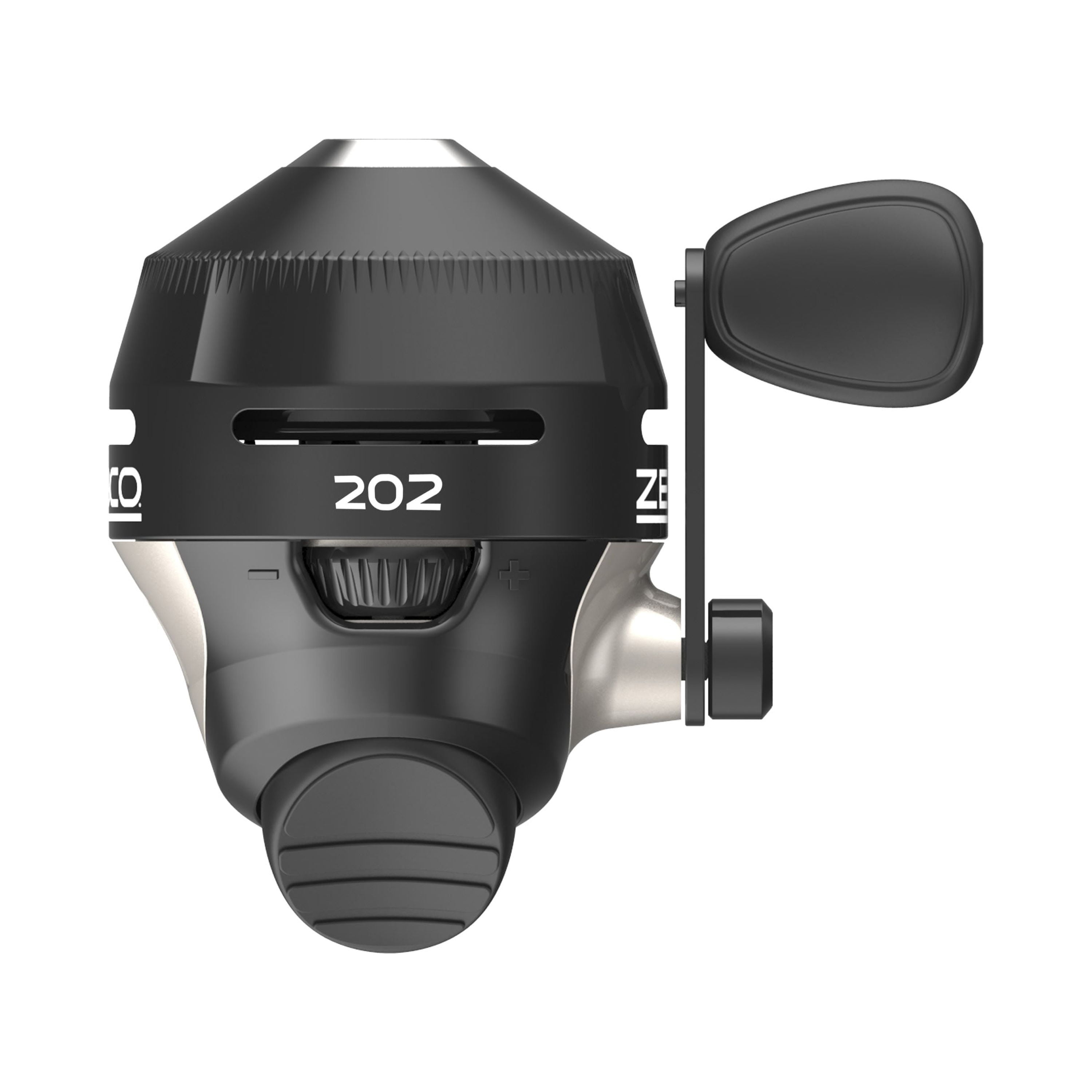 Zebco 202 Spincast Reel, Silver