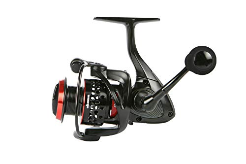Okuma Ceymar Spinning Reel - Size 10, Black/Red