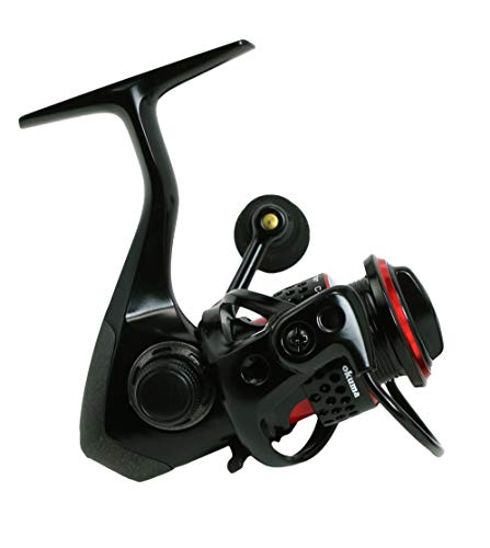 Okuma Ceymar Spinning Reel - Size 10, Black/Red