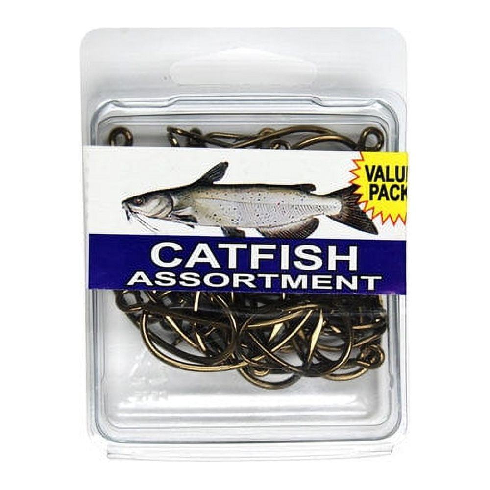 Eagle Claw Catfish Hooks Assortment, 40 Pieces