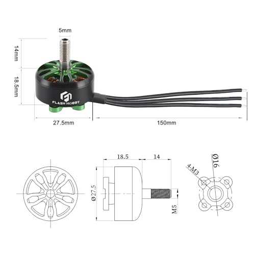 FLASH HOBBY Arthur 2207.5 Brushless Motor for RC Drones