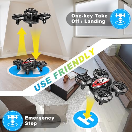Mini Drone for kids and Beginners: RC Quadcopter, Auto Hover, 3D Flip