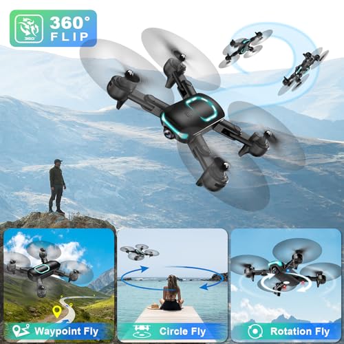 REDRIE Foldable Drone with 1080P Camera 