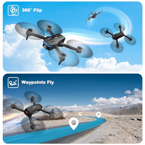 1080P HD Camera Foldable Drone for Beginners and Kids