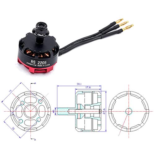 RS2205 2300KV Brushless Motor for FPV Racing Drones