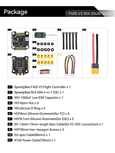 SpeedyBee F405 V3 Flight Controller Stack with Bluetooth