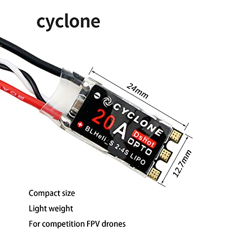 4Pcs 20A Brushless ESC for FPV Quadcopter Drone