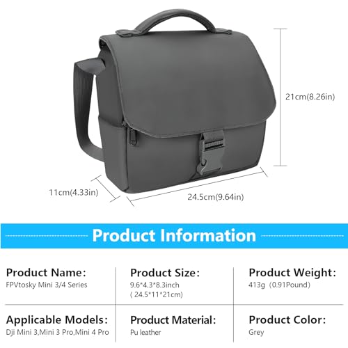 Premium Shoulder Bag for DJI Mini 3/4 Series
