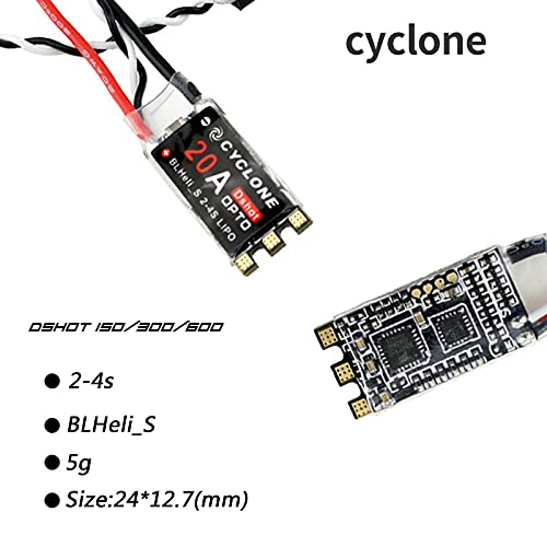 4Pcs 20A Brushless ESC for FPV Quadcopter Drone