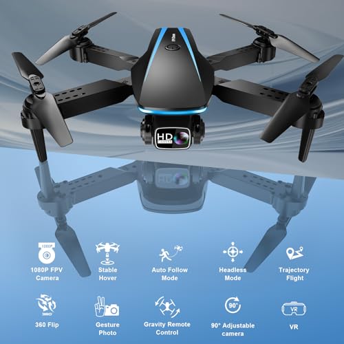 RADCLO Mini Drone with Camera - 1080P HD Foldable