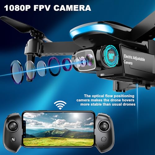 RADCLO Mini Drone with Camera - 1080P HD Foldable