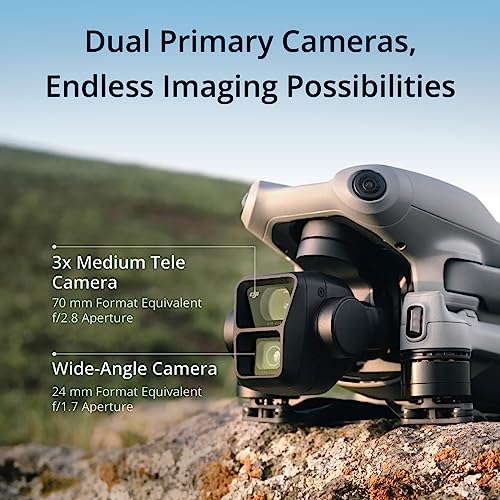 DJI Air 3 Fly More Combo: 4K Camera, Dual Primary Cameras, Extra Batteries