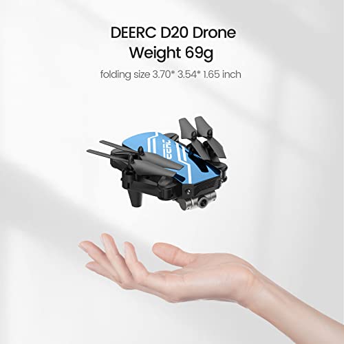 DEERC D20 Mini Drone for Kids - Blue