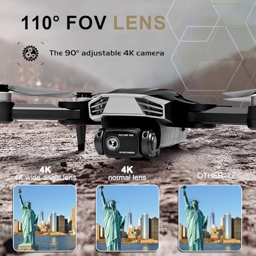 Adults' 4K camera drones - WiFi FPV, foldable